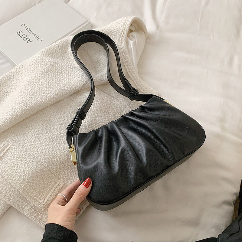 Pleated Cloud Shoulder Bag