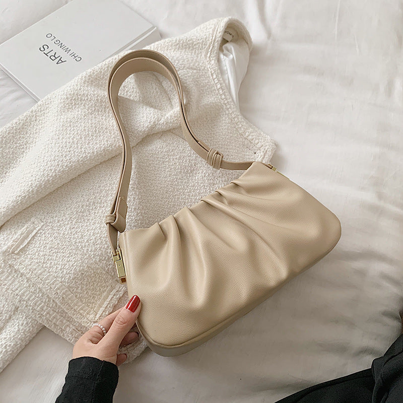Pleated Cloud Shoulder Bag