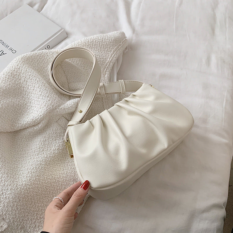 Pleated Cloud Shoulder Bag