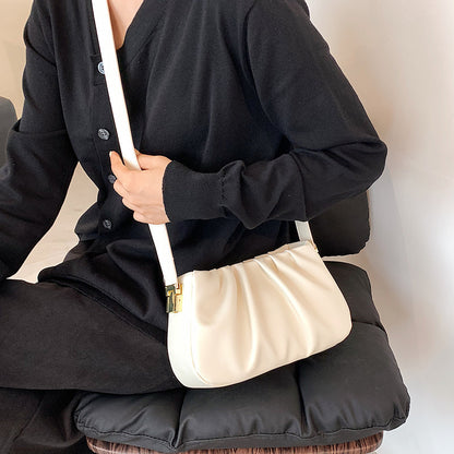 Pleated Cloud Shoulder Bag
