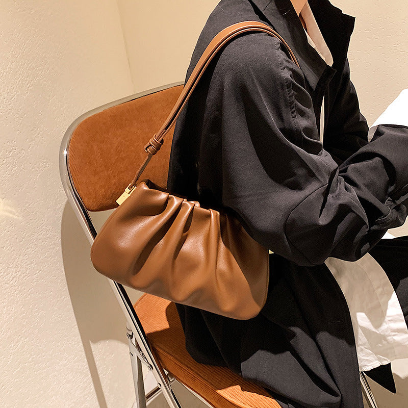 Pleated Cloud Shoulder Bag
