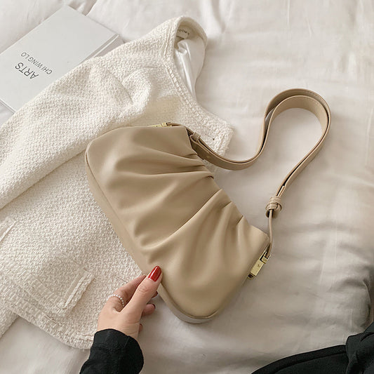 Pleated Cloud Shoulder Bag