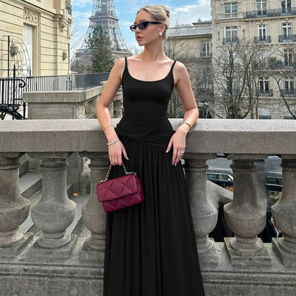 Parisian Pleated Slip Dress