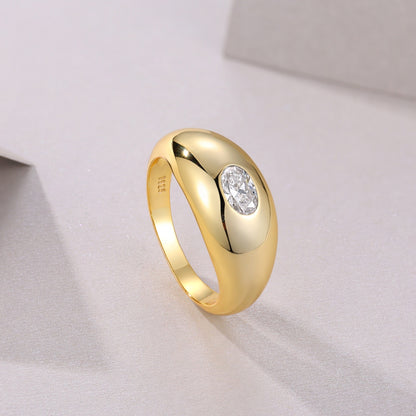 Diamond Geometric Ring