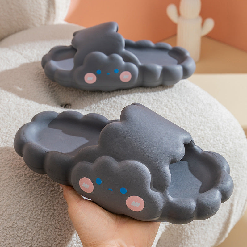 Cloud Emoji Platform Slippers