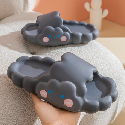 Cloud Emoji Platform Slippers