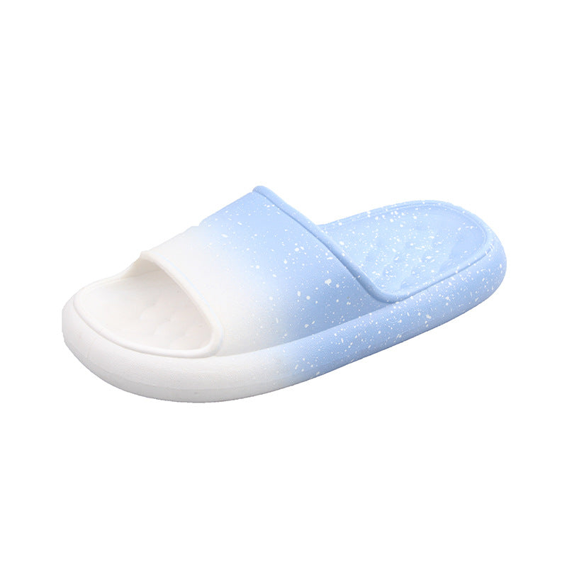 Ombre Gradient Beach Slippers - Thick Sole