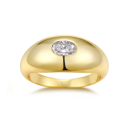 Diamond Geometric Ring