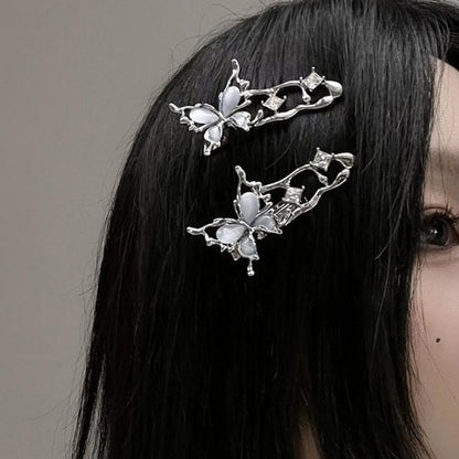 Opal Butterfly Barrette