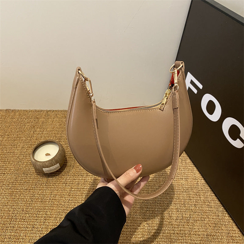 Minimalist Crescent Shoulder Bag