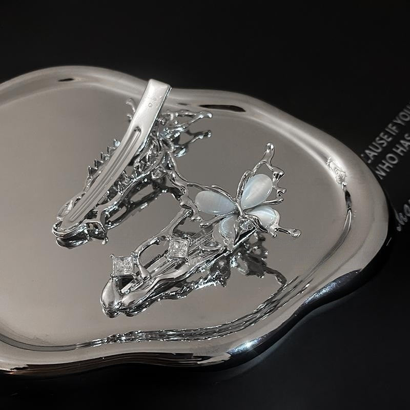 Opal Butterfly Barrette