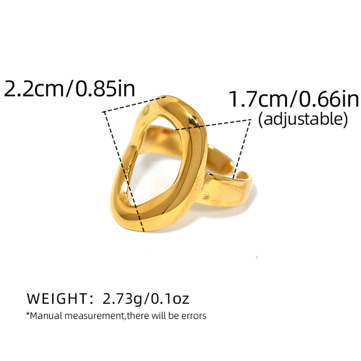 Minimalist Oval Ring
