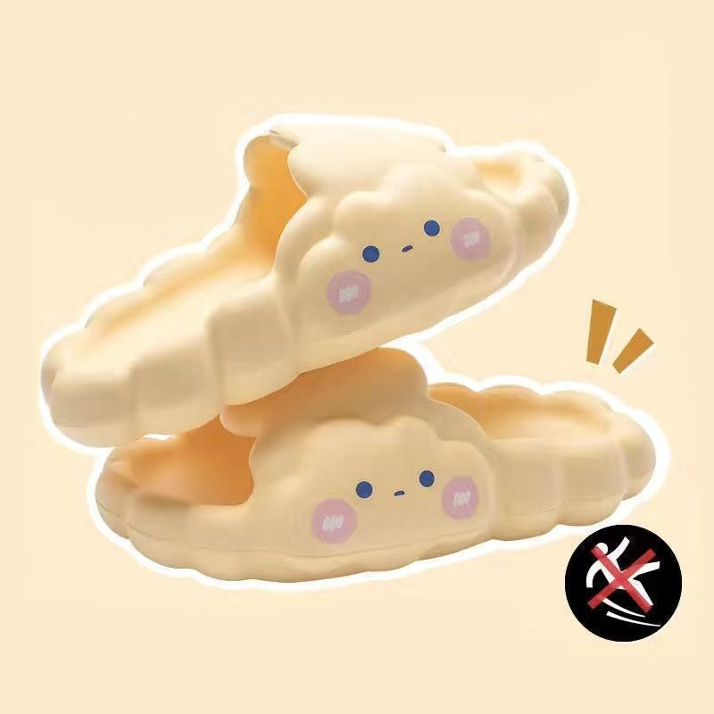 Cloud Emoji Platform Slippers