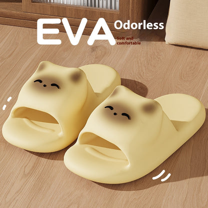 Toasted Marshmallow Cat Slippers