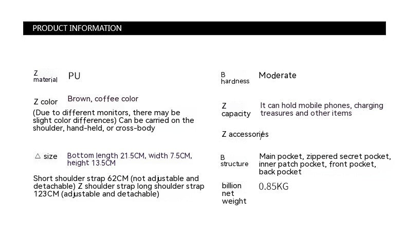 Plaid Chain Shoulder Bag - Canvas Crossbody