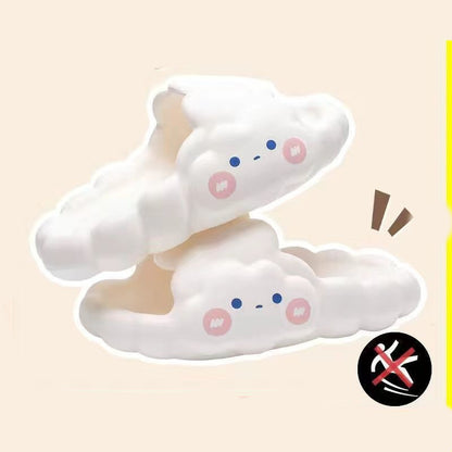 Cloud Emoji Platform Slippers