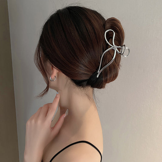 Elegant Bow Hair Claw Clip