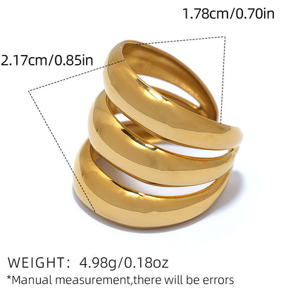 Minimalist Oval Ring