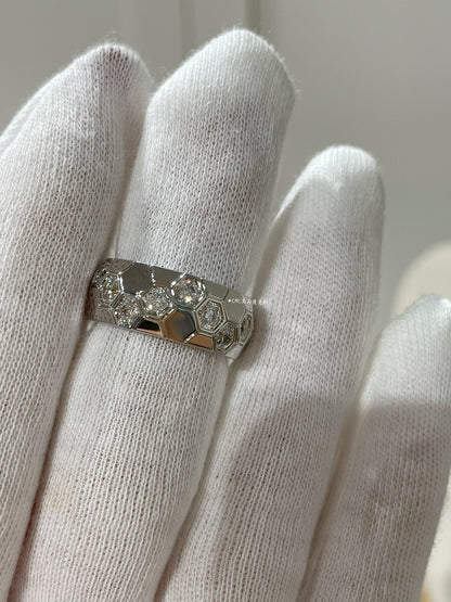 Honeycomb Diamond Ring