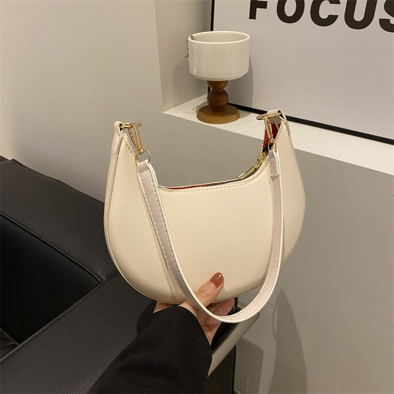 Minimalist Crescent Shoulder Bag
