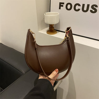 Minimalist Crescent Shoulder Bag