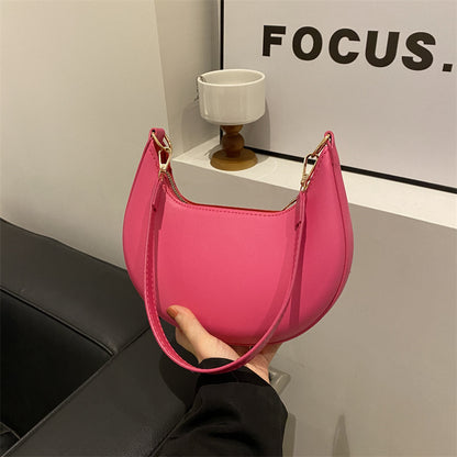 Minimalist Crescent Shoulder Bag