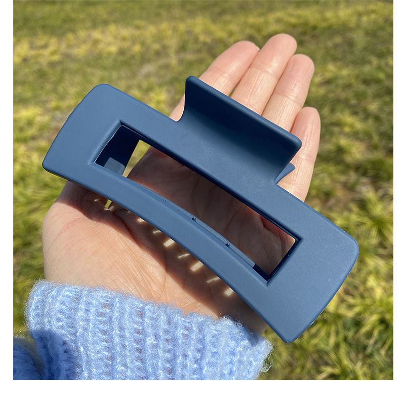 Minimalist Frosted Shark Hair Clip