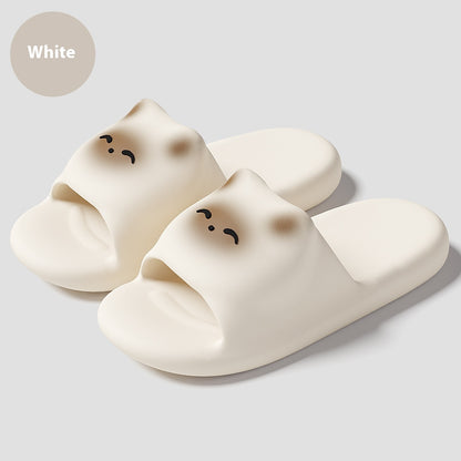 Toasted Marshmallow Cat Slippers