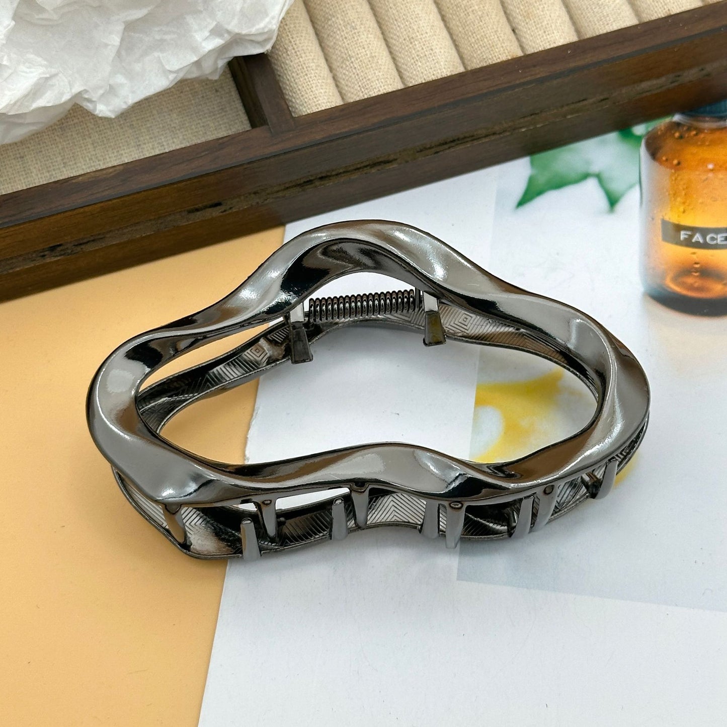 Metallic Cloud Hair Clip