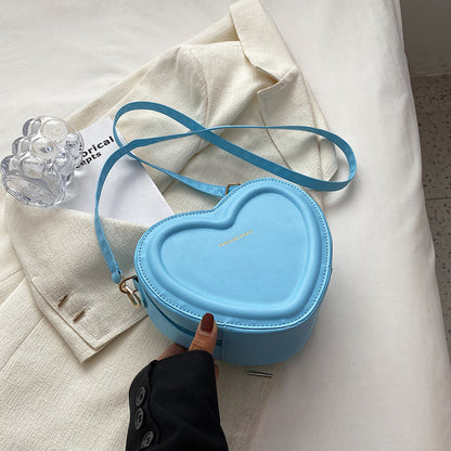 Heart Shaped Puff Bag - Quilted Crossbody