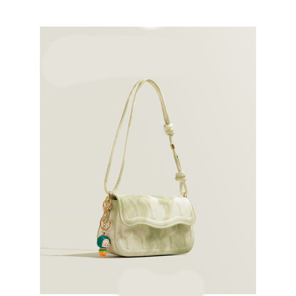 Marble Pastel Wave Single Shoulder Crossbody Bag