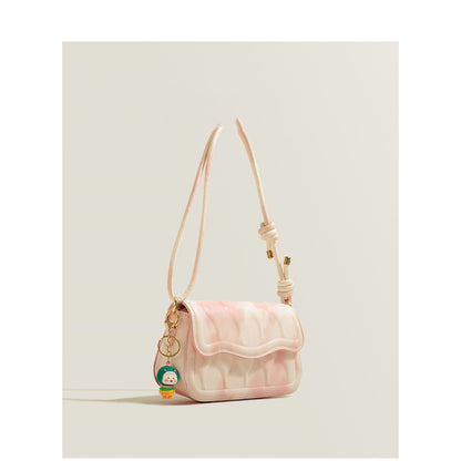 Marble Pastel Wave Single Shoulder Crossbody Bag