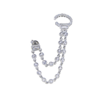 Zircon Stud Ear Cuff