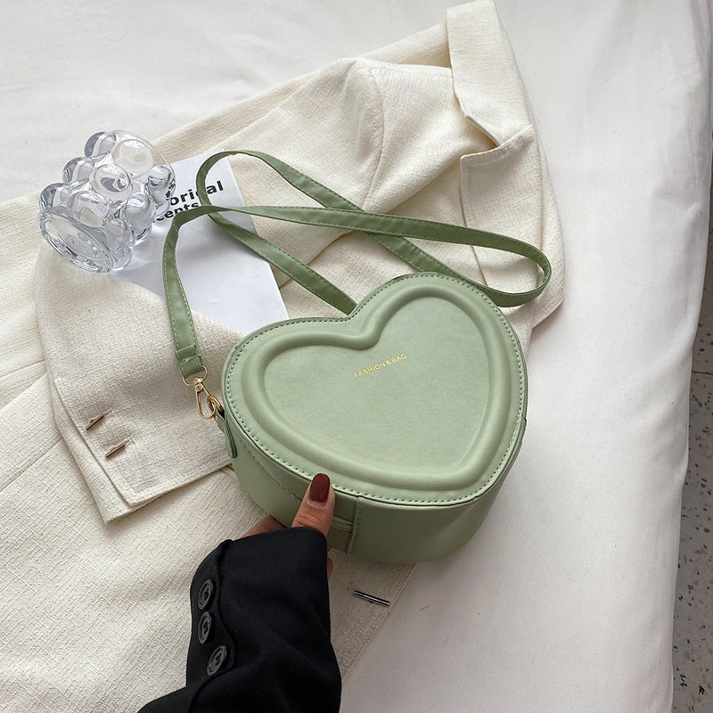 Heart Shaped Puff Bag - Quilted Crossbody