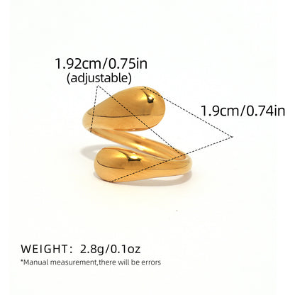 Minimalist Oval Ring