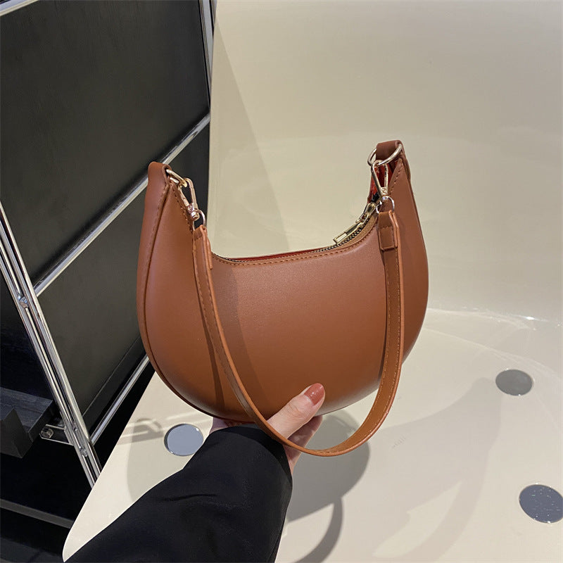 Minimalist Crescent Shoulder Bag