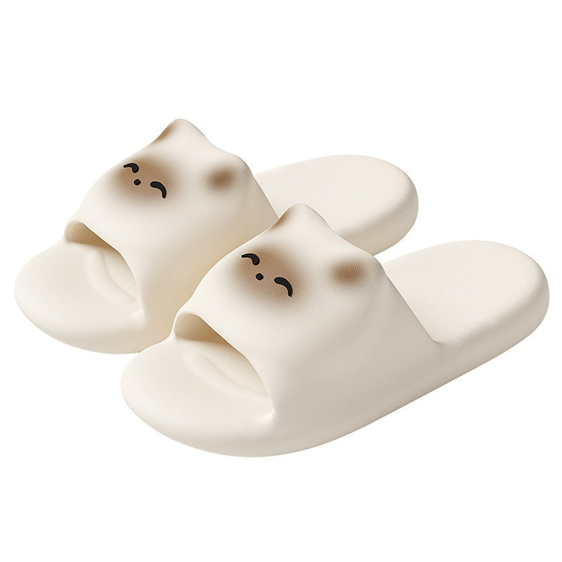 Toasted Marshmallow Cat Slippers