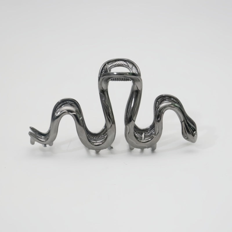 Metallic Snake Hair Claw Clip