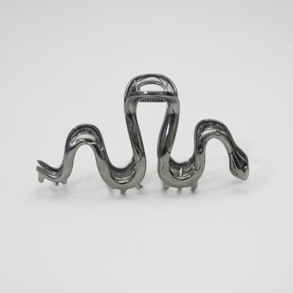 Metallic Snake Hair Claw Clip