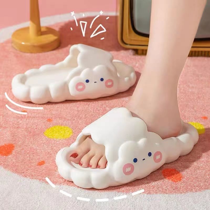 Cloud Emoji Platform Slippers