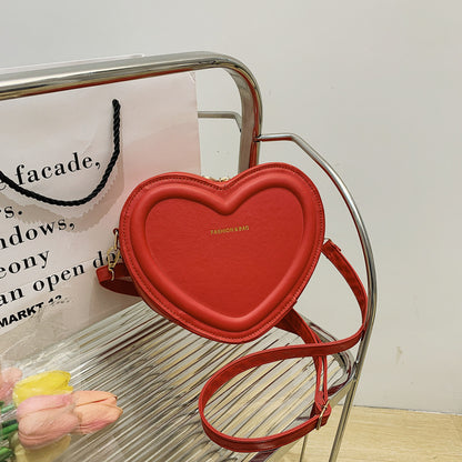 Heart Shaped Puff Bag - Quilted Crossbody