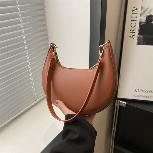 Minimalist Crescent Shoulder Bag