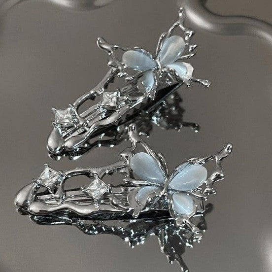 Opal Butterfly Barrette