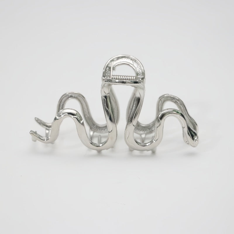 Metallic Snake Hair Claw Clip