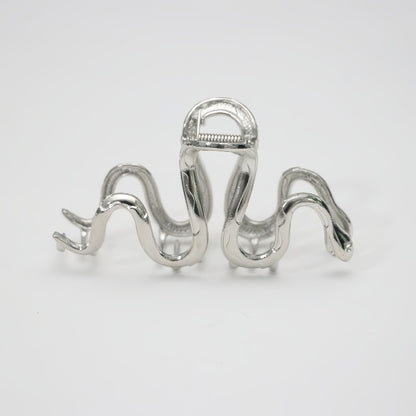 Metallic Snake Hair Claw Clip