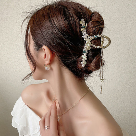Mermaid Pearl & Shell Hair Clip