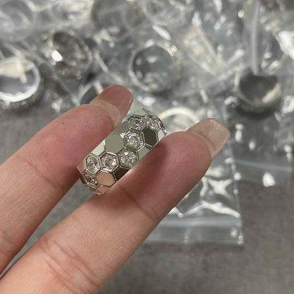 Honeycomb Diamond Ring