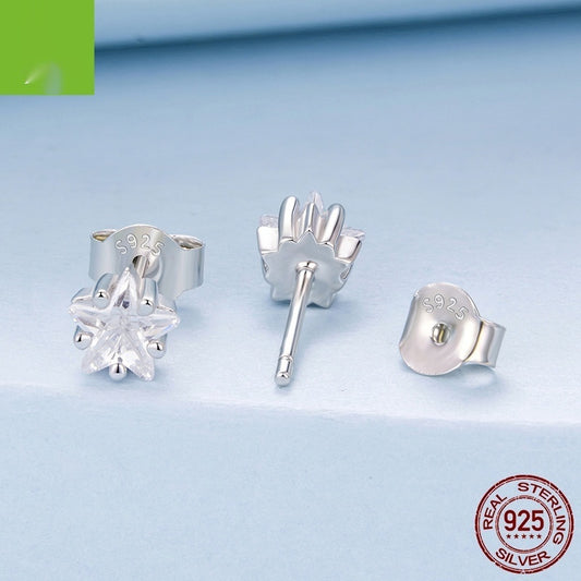 Twinkling Stars Stud Earrings - S9 Sterling Silver