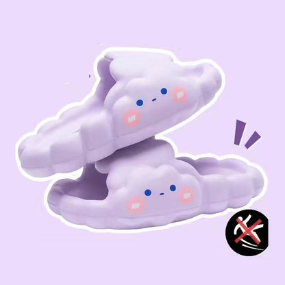 Cloud Emoji Platform Slippers