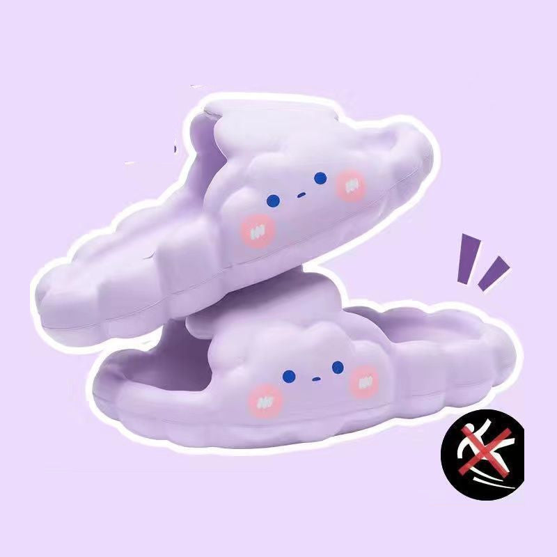 Cloud Emoji Platform Slippers